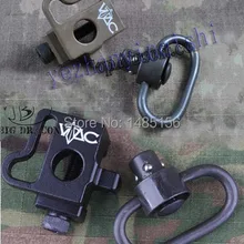 VAC стиль QD Quick release push stud sling шарнирное крепление подходит 20 мм ris ras rail BK/DE