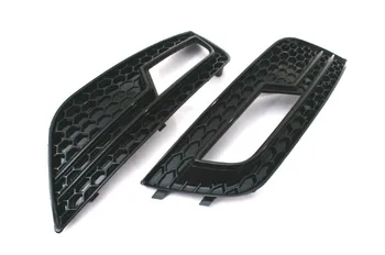 

Gloss Black Honeycomb Style Fog Light Grille For Audi A4 B8