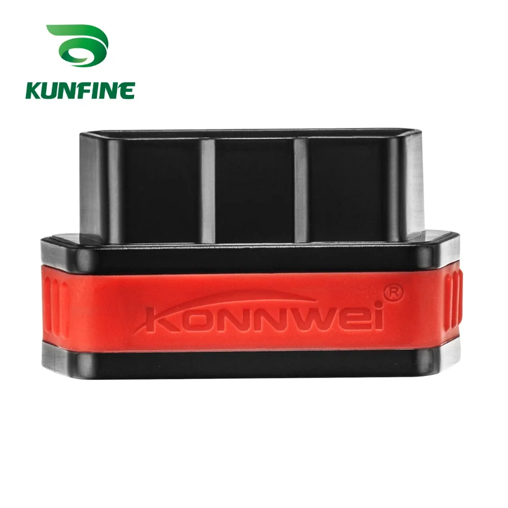 KUNFINE супер мини KW901 WI-FI ELM327 V1.5 ODB2 OBDII автомобиля диагностический сканер инструмент ELM 327 Code Reader Работает на iOS телефона Android