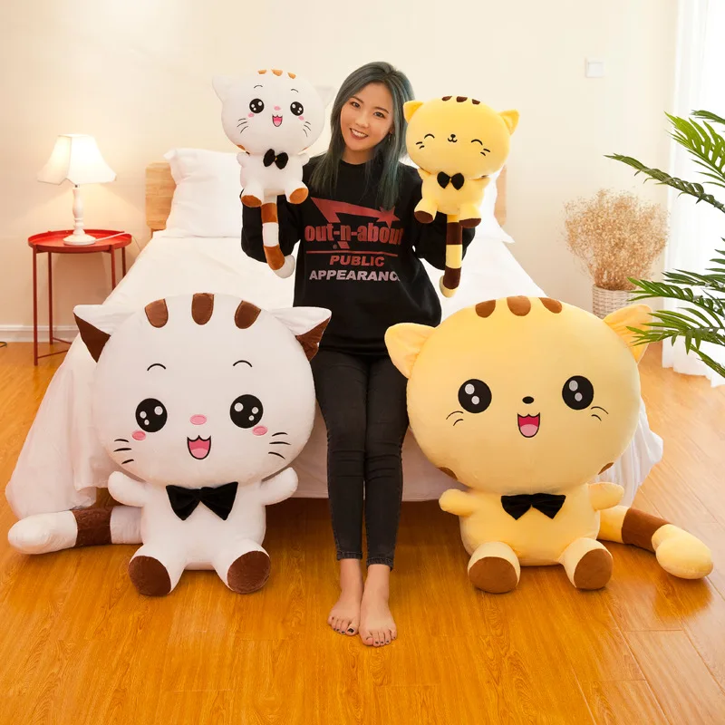 

New Plush Cat Toys For Children Stuffed Teddy Soft Animals Dolls Birthday Baby Gudetama Alpaca Stich We Bare Bears Pillow gift