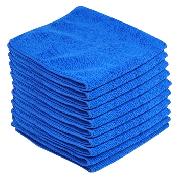

10 x Large Microfibre Cleaning Auto Car Detailing Soft Cloths Wash Towel Duster 30x30cm