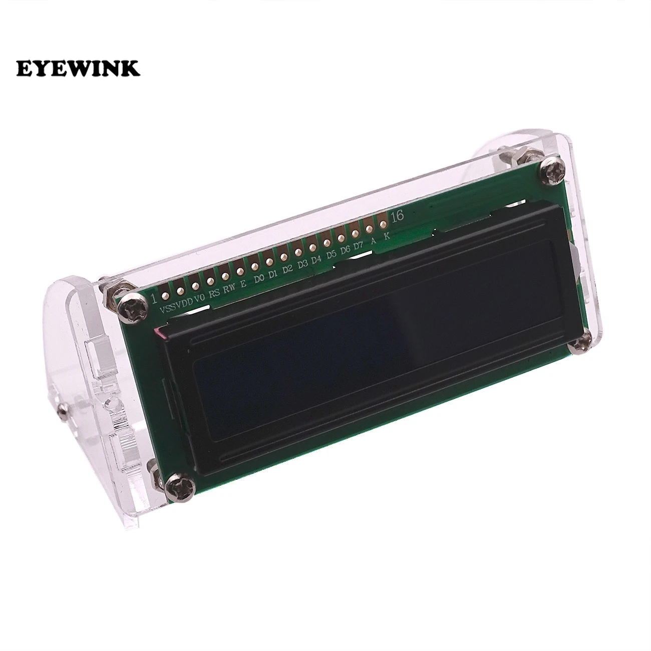 

10PCS/LOT LCD 1602 5V 1602 LCD display LCD1602 shell case holder (no with 1602 LCD)