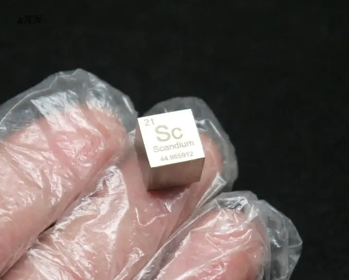 99.9% высокочистый Металл Scandium Редкоземельный металл Sc 3 05 г резной элемент