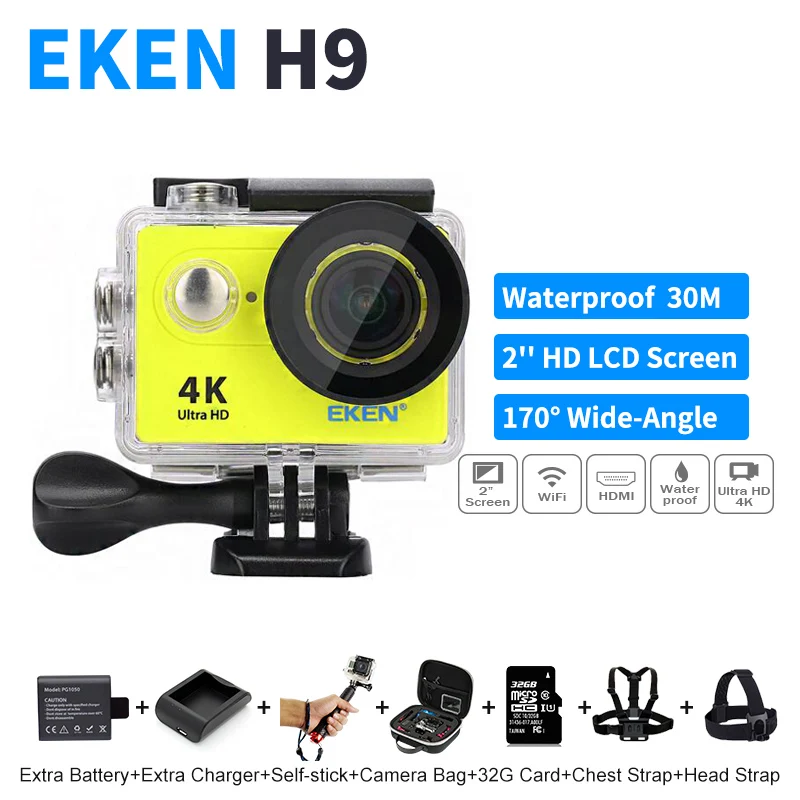 Prix pour EKEN H9 H9R Caméras D'action 4 K/25fps 1080 P 60fps 2.0 LCD 170D Caméra WiFi Casque Go Pro Caméra Étanche Sport Caméra Microphone Prix pour EKEN H9 H9R Caméras D'action 4 K/25fps 1080 P 60fps 2.0 LCD 170D Caméra WiFi Casque Go Pro Caméra Étanche Sport Caméra Microphone