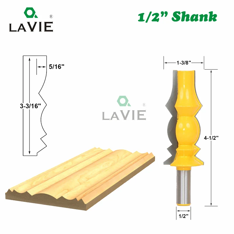 Lavie 2 pçs 12mm 12 grande reversível