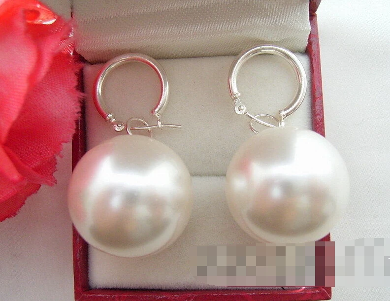 

hot sell new - 1322 White Shell Pearl Earrings