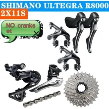 Shimano Ultegra R8000 Groupset Road bike 2x11 22S Speed Bicycle R8000 Exchanger Shifter Switch Brake Derailleur Cassatte