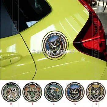 

10 x Newest Design 3D Monster GRACE AMBITION VISION WISDOM TEAM Car Styling Dune Sand Monster Peeping Peering Car Sticker Decal