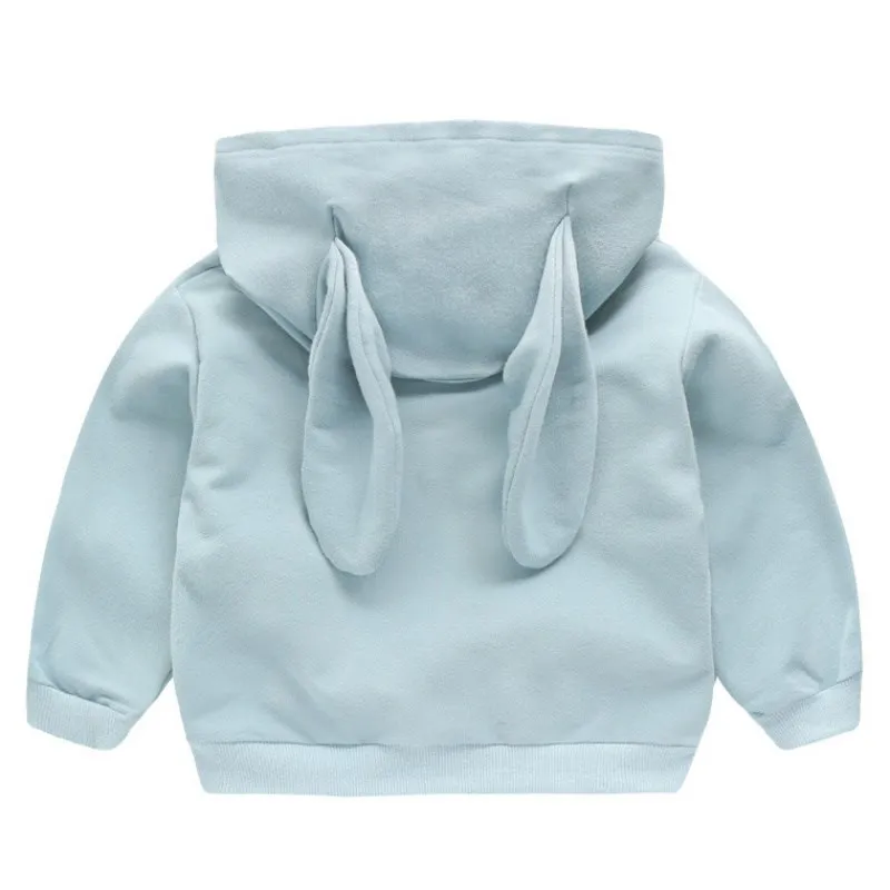 Newborn Infant Baby Girl Hooded Casual Jacket New Coat Hoodies For Boy Girls With rabbit Ear Fall Spring Clothes Sport Wear