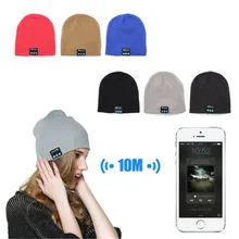 Красивая новая мягкая теплая шапка бини беспроводные, с функцией Bluetooth шапки гарнитура наушники Динамик Микрофон