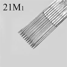 50 шт. Ассорти стерилизовать одноразовые Magnum 21M1 Иглы для татуажа татуаж Нержавеющая сталь tatuagem agujas пирсинг