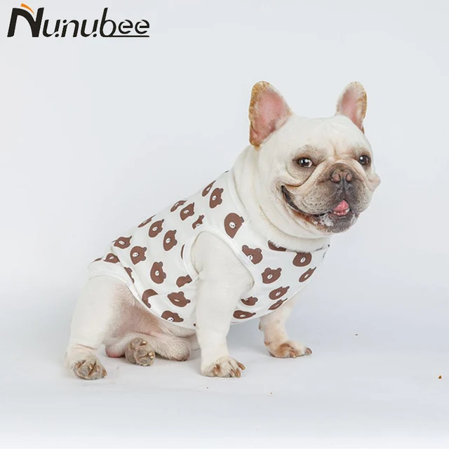 Nunubee Dog Vest Bear Pattern Pet Dog Clothes French Bulldog Costume Cool Dog Jacket Pattern Nunubee Dog Vest Bear Pattern Pet Dog Clothes French Bulldog Costume Cool Dog Jacket Pattern