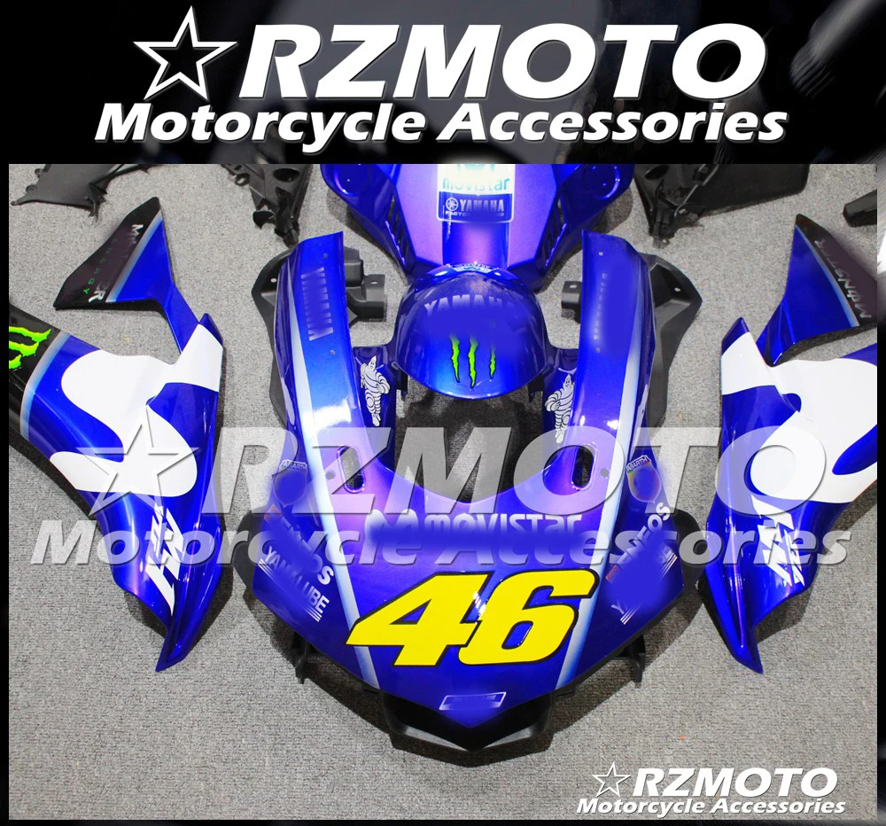 ABS обтекателя тело комплект пригодный для YAMAHA YZF1000 YZF R1 15 16 17 18 2015 2016 2017 2018 YM16|Полные