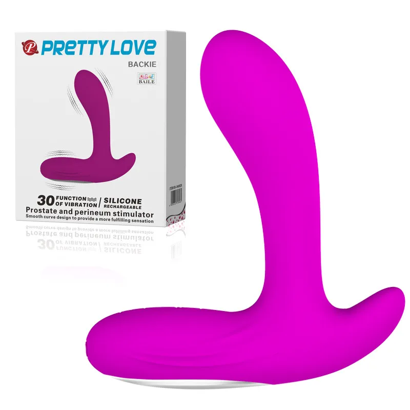 New 30 Speed Silicone Prostate Massage, Vibrating butt plug USB recharge Anal Vibrator plug anal Gay Sex Toys For Men anal toy