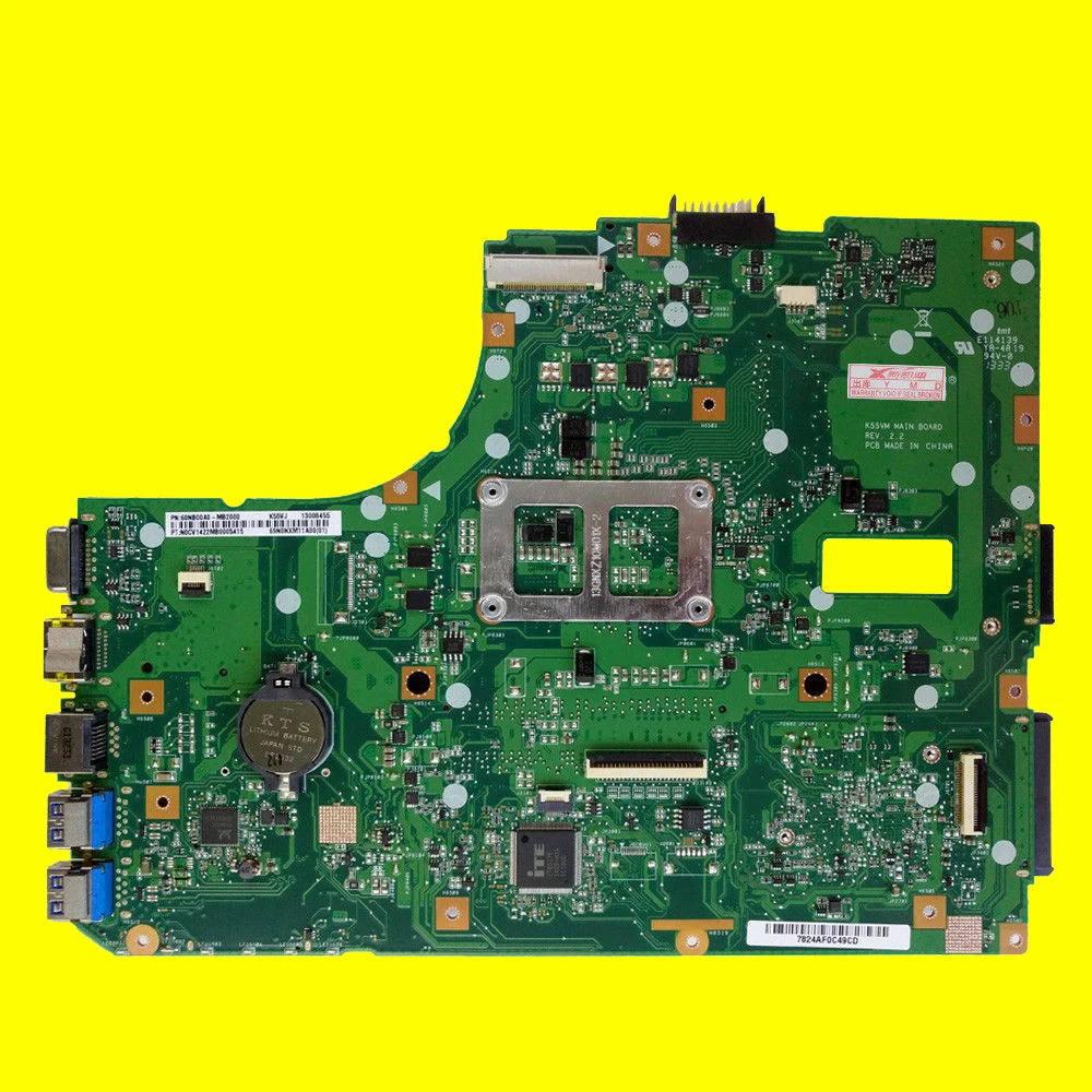 GT630M REV материнской платы K55VM: 2 0/2 для For Asus A55V K55V K55VM материнская плата ноутбука тест