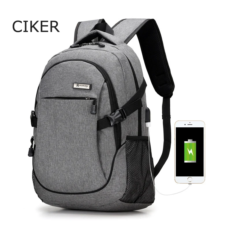 

CIKER 2017 Men's laptop backpack New Design USB charging Travel Backpack for women School bags Backpack bagpack mochila escolar