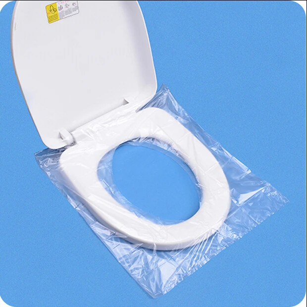 

Travel Disposable Toilet Seat Cover Plastic Pe Waterproof Membrane Disposable Toilet Paper Pad Six-Piece Sets