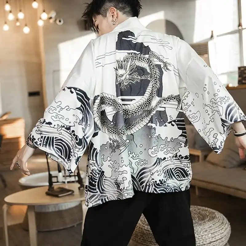 dragon kimono cardigan