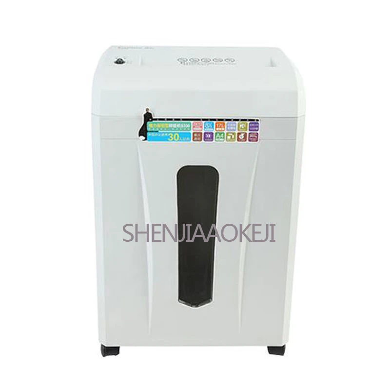17L electric paper Shredder Office Mute household particle paper document grinder paper bucket super shredding ability 17L electric paper Shredder Office Mute household particle paper document grinder paper bucket super shredding ability