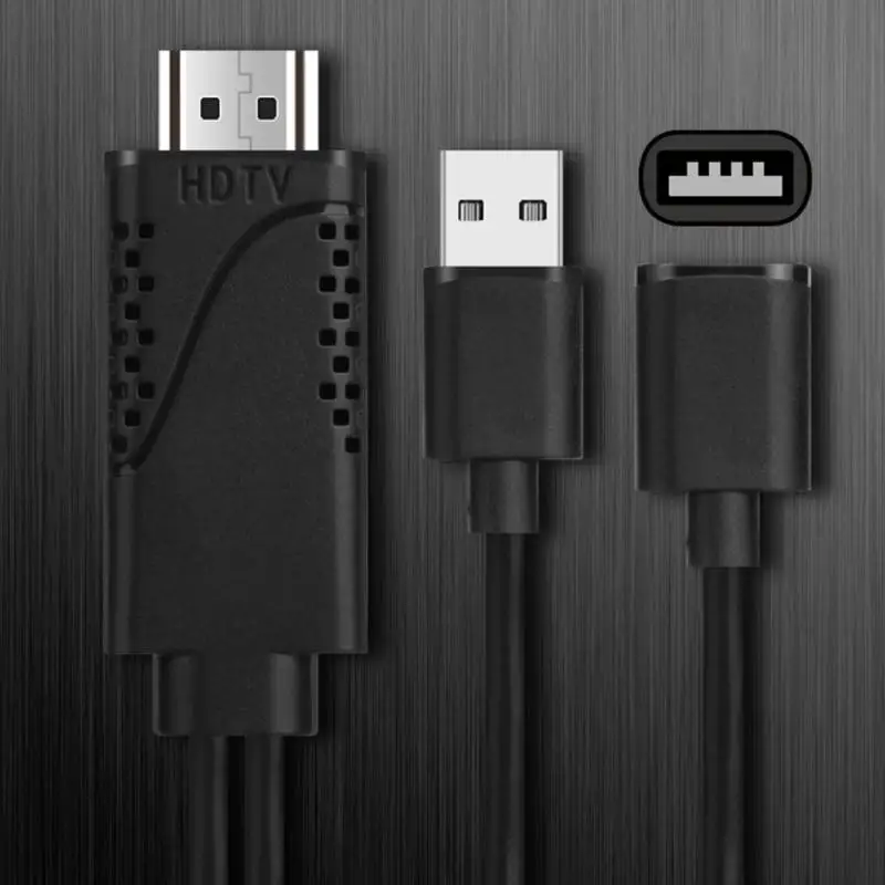 Кабель для экрана мобильного телефона тот же экран USB Женский к HDMI Мужской 1080 P HD ТВ конвертер для IOS Android samsung iPhone huawei