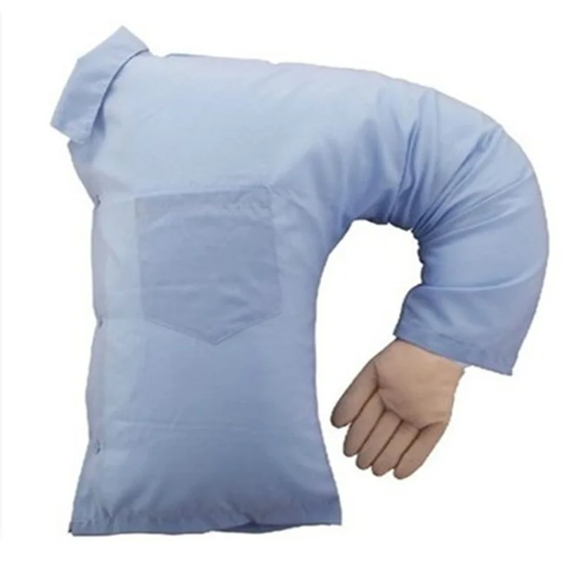 2016 New Funny Boyfriend Pillow Arm Soft Cushion Huge Blue Pillow