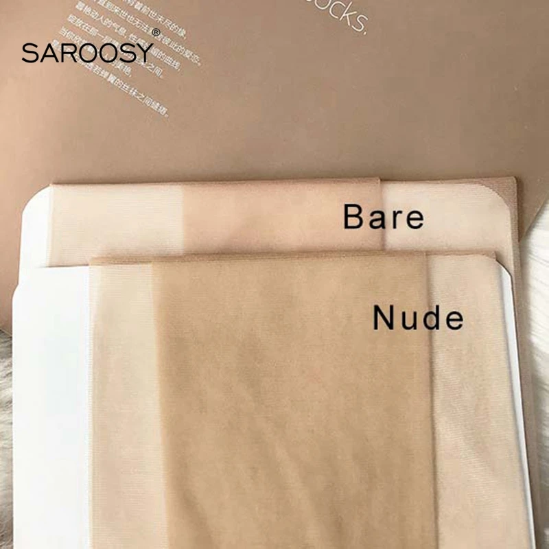 SAROOY сексуальные женские колготки чулки с высокой талией 0 D тонкие эластичные