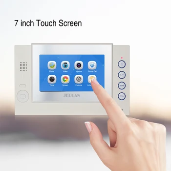 

JERUAN 7 inchTOUCH Screen LCD Video Door Phone Record Intercom System only monitor 708G FREE SHIPPING