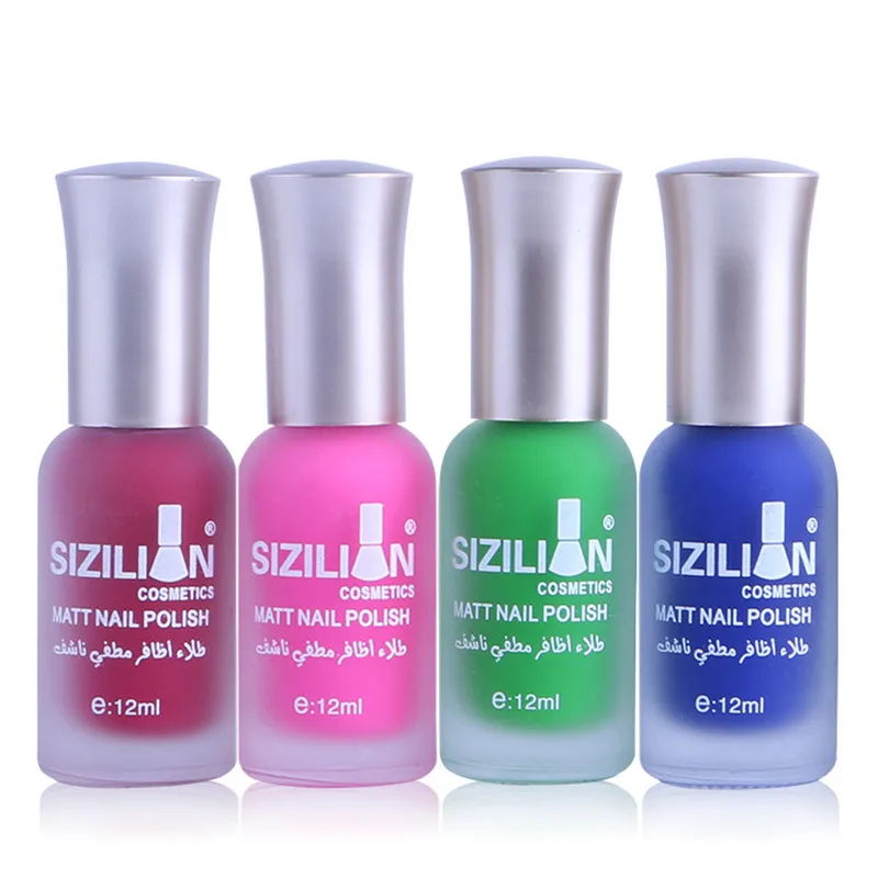 

43 Colors 12ml Matte Dull Super Bright Nail Polish Fast Dry Long-lasting Nail Art Varnish Lacquer Manicure Gel Vernis Ongle