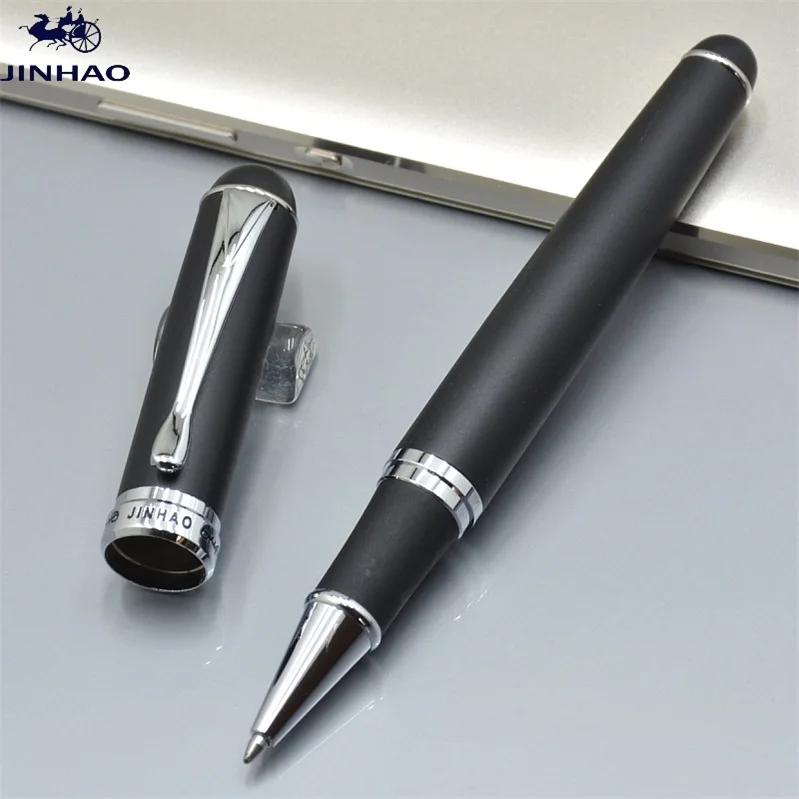 JINHAO 750, высокое качество, 12 цветов, металлическая шариковая ручка с серебряным зажимом, офисные канцелярские принадлежности, роскошные шариковые ручки для письма, подарок, Monte