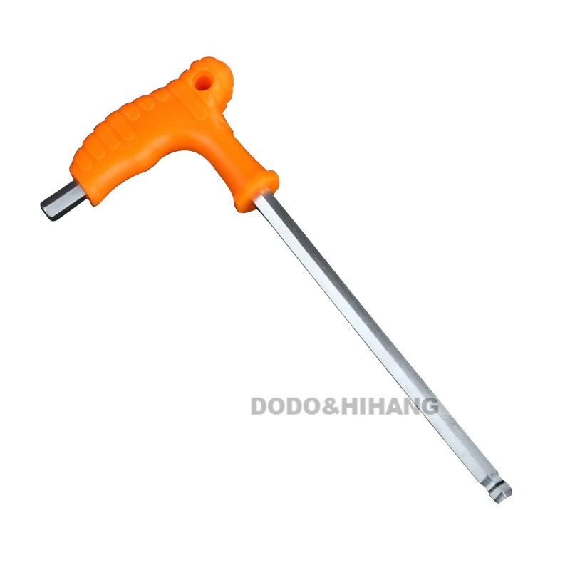5PCSSet Crutch Hex Key Wrench L-shaped Ball Head Professional Spanner Hand Tool Wrench herramientas (6)
