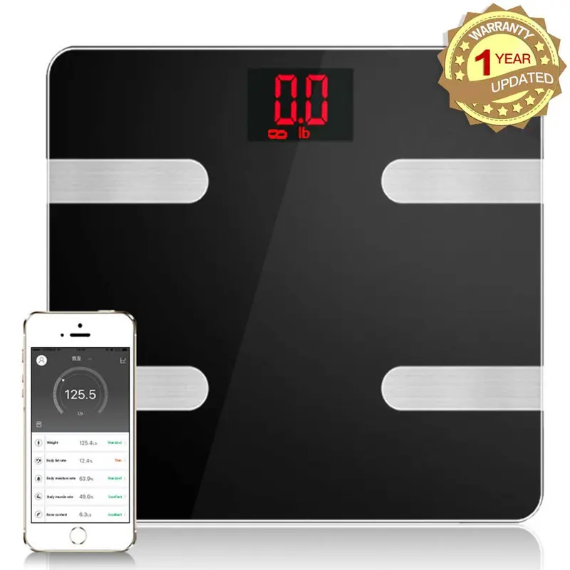 

Body Fat Scale Bluetooth Water Floor Bathroom Bath Weight Scale Digital Body Scale Weighing Machine Balance BMI for IOS Android