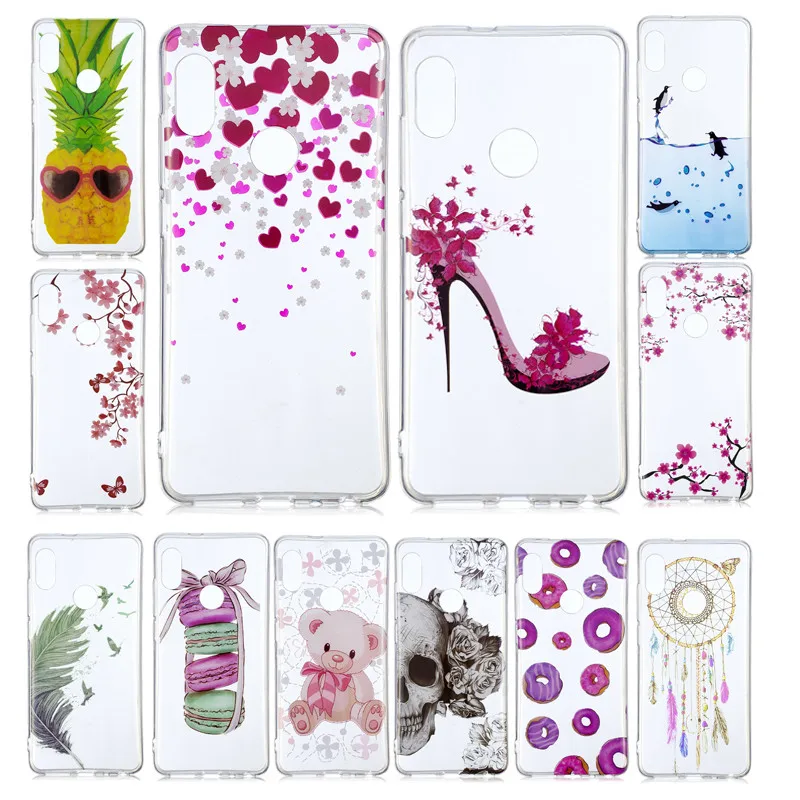 

SuliCase Redmi Note 5 Pro Case Colored Anime Transparent Silicone TPU Skin Case Cover for Xiaomi Redmi Note5 Pro Soft Protector