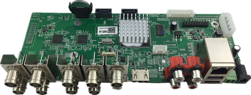 

8CH 8*1080@12fps AHD XVI CVI TVI DVR Network Digital Video Recorder 2 SATA HDD Cable Alarm P2P mobile XMEYE CMS