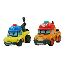 2 Pcs Robocar poli Robô Poli Robocar Korea Brinquedo Bucky Mark Transformação Brinquedos Figuras de Ação Anime robocar poli Brinquedos Dos Miúdos