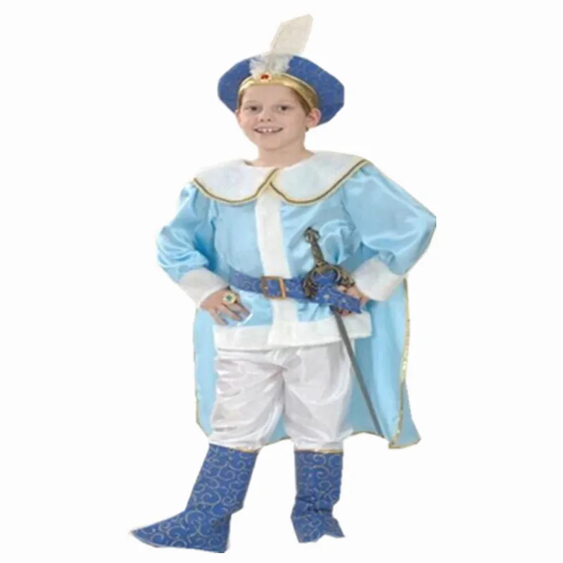 Маленькая арабских рыцарь Детская Хеллоуин костюм Наряжаться игры принц костюмы COS костюм арабских