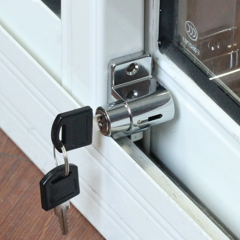Express Shipping 100pcs Sliding Door & Window Lock Baby Children Safety Protect Bolt Lock Window