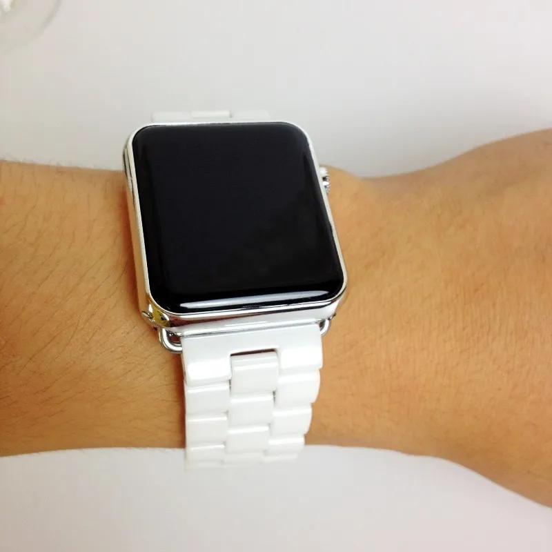 

Ceramic Watchband for Apple Watch 5/4 40mm 44mm Bracelet Clasp Strap 38mm/42mm for iwatch Series 5 Series 4/3 Replacements band iwatch 22mm Bands 20mm bracelet 44mm 40mm strap Apple watch 4 band Serie 5 woman men