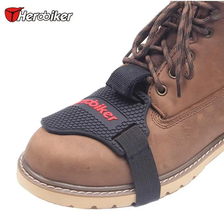 Free Herobiker Motorcycle Shift Pad For Riding Rubber Shift Lever Gear