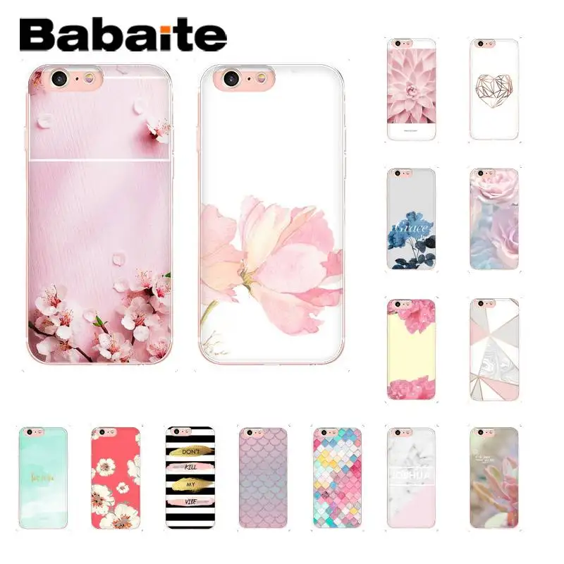 

Babaite pink gold marble rose crack print Novelty Phone Case for iPhone 8 7 6 6S Plus X XS MAX 5 5S SE XR 10 11 11pro 11promax