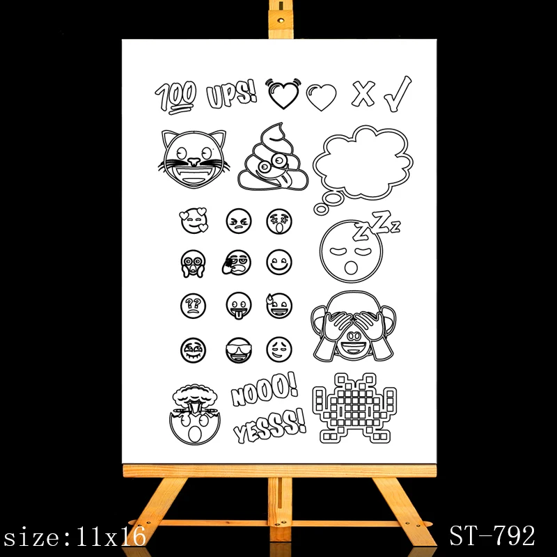 

ZhuoAng Rich life Clear Stamps/Card Making Holiday decorations For scrapbooking Transparent stamps