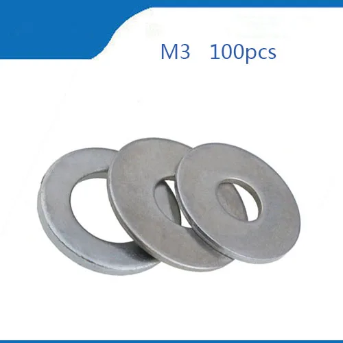 

M3/M4/M5/M6/M8-M20 Large Flat Washer zinc Big Metal Gasket Meson Plain Washers