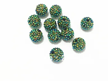 

22mm 100pcs/lot Deep Blue AB Rhinestone beads Free Shipment