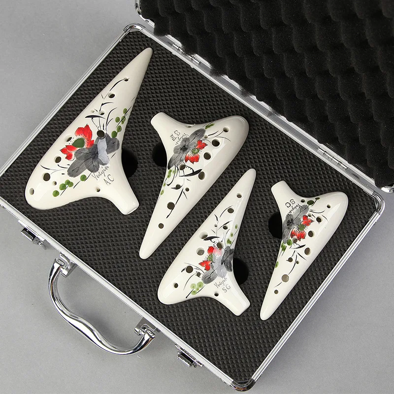 Чехол для телефона SevenAngel с 12 отверстиями высокого качества Ocarina 4 шт./компл. Флейта