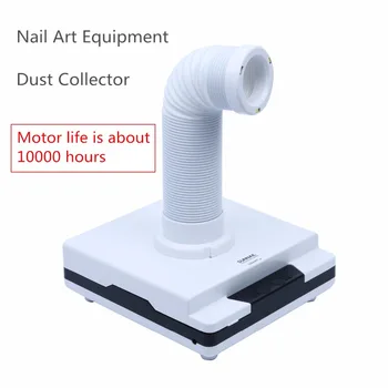 

Nail Dust Collector 60W 3 LED Spotights Flexible Rotation Pipe Strong Power Fan New Nail Art Equipment Beauty Salon Use