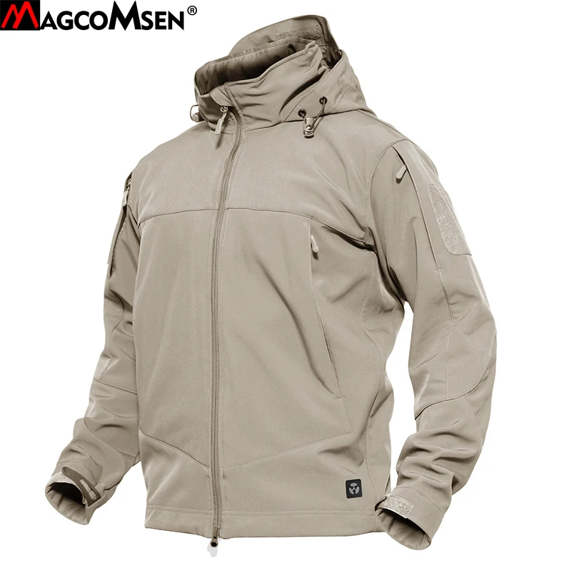 

MAGCOMSEN Jackets Men Autumn Lightweight Softshell Tactical Jacket Waterproof Windproof Military Army Coat Windbreaker AG-JLTX-6