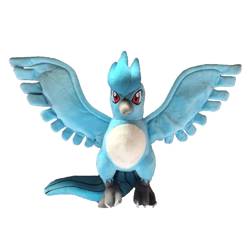 Anime Articuno Plush Toys Cute Cartoon Pocket Monsters Birds  Montre Stuffed Animals Dolls Kids Friends Cosplay Gift 28cm  (1)