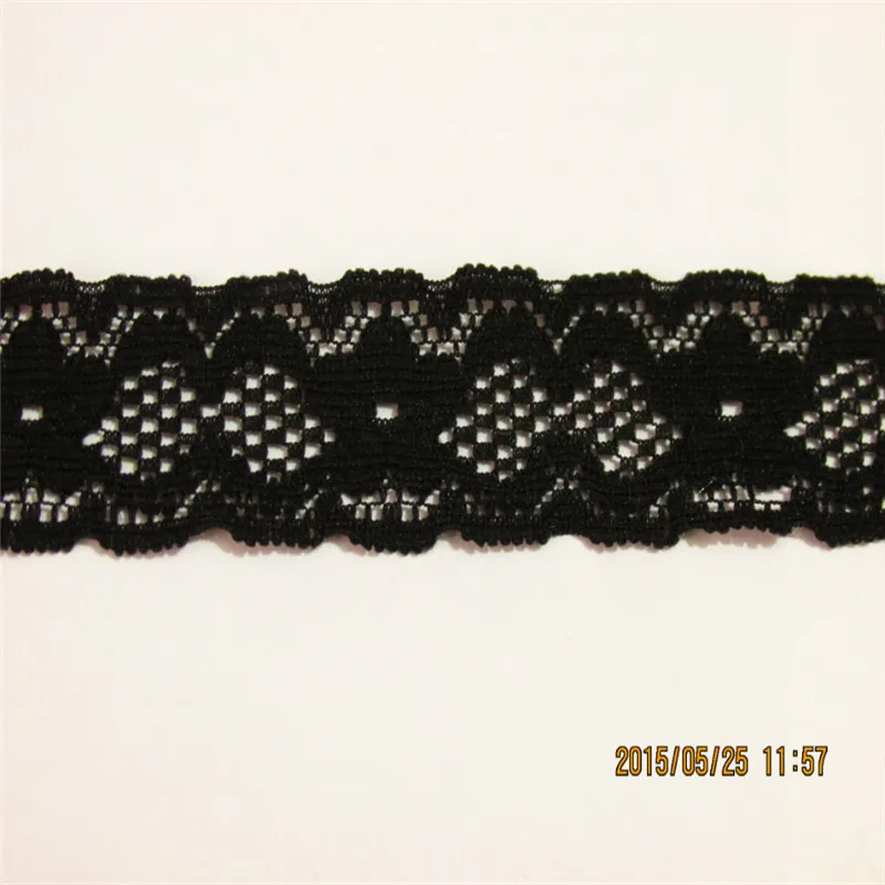 

Free shipping 25M/lot Width 2cm 2colors Elastic Lace Fabric,DIY Garment Accessories,Sewing Swiss Trim Wedding Lace,Lace Material