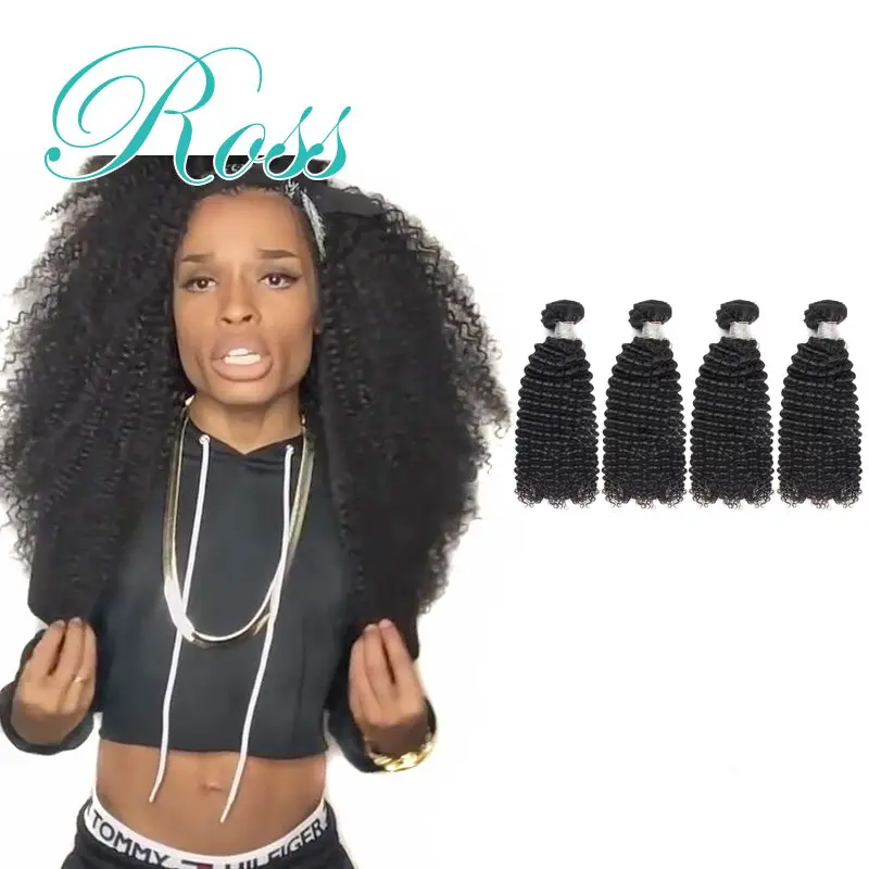

KINKY CURLY 4pc hair brazilian virgin hair no shedding no tangle free DHL 12-30inch nice lustre human hair angel grace hair