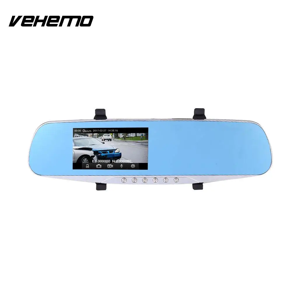 Автомобиль Камера DVR видеокамера Авто Регистраторы Двойной объектив HD 12MP 4 3