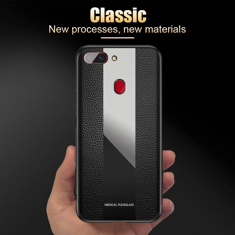 Luxuey Leather Case For OPPO R17 Pro K1 Cover Silicone Phone Case For Huawei R9 R9S R11 R11S Plus R15 R15X A5 A57 A59 A79 Cases  (3)